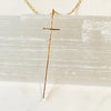 Modern Cross Necklace-14kt Gold Filled